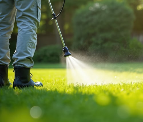 Lawn pest control services for homes.